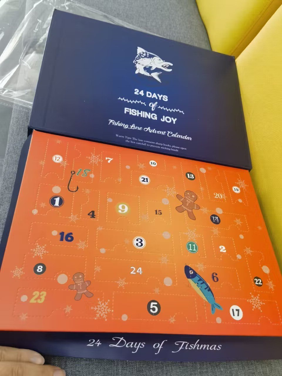2025Julefiskekalender-24 Dages Fiskegrej Julekalender ✨